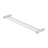 Zen Ss316L Double Nero Towel Rail 800Mm - Brushed Bronze